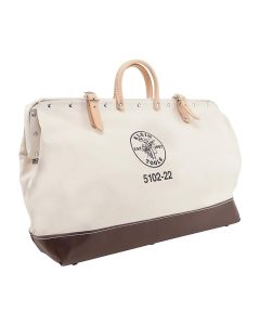 Klein Tools Deluxe Tool Bag, Canvas, 17 Pockets, 24-Inch