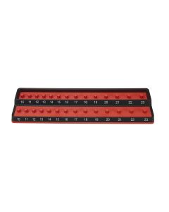 Mechanic's Time Savers 1/2" Metric Peg Socket Holder - Red