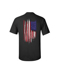 VIMAFSSBK-XXXL image(0) - VIM Tools VIM AMERICAN FLAG STARS & STRIPES T SHIRT (BLACK) - XXXL