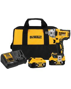 DEWALT 20V MAX* Tool Connect 1/2 in. Mid-Range Impact Wrench with Detent Pin Anvil Kit