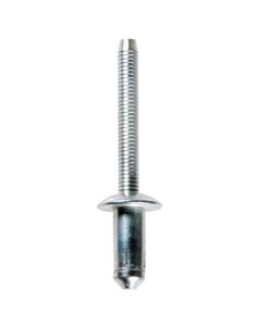 AUVECO 21286 Specialty Rivet, 1/4 in Dia, 3/16 to 17/64 in Grip Range, Steel