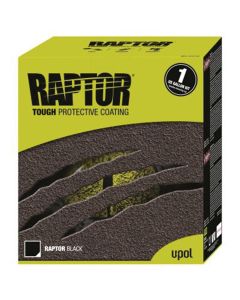 UPO4807 image(0) - U Pol Products RAPTOR UP4807 National Rule Raptor Kit, 1 gal Bottle, White, 3:1 Mixing, 125 sq-ft Coverage