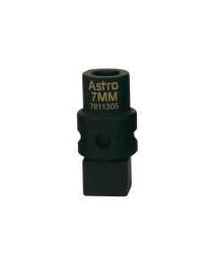 AST7811305 image(0) - Astro Pneumatic 7MM 1/4 Inch Drive Low Profile Nano Impact Sockets - Metric