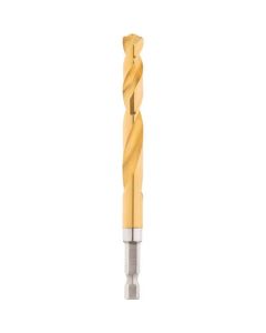 MLW48-89-4621 image(1) - Milwaukee Tool 3/8" SHOCKWAVE RED HELIX Titanium Drill Bit
