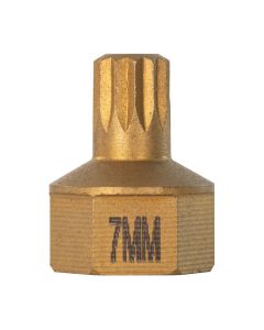Mayhew No. 7 Triple Square Dual Drive Bit, 1/2" Drive