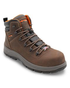 FSIA8200-7EE image(0) - Avenger Work Boots Framer MAX Mid - Men's - CT|EH|PR|WP|SR|SF - Brown - Size: 7 - EE - (Extra Wide)
