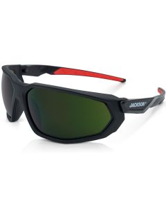 JCK45102 image(0) - Jackson Safety Safety Glasses - HyperGuard F-Series - Shade 5.0 IR Lens - Black Full Frame - STA-CLEAR Anti-Fog