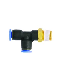 Milton Industries SWVL RUN "T"  Tube 1/4" OD, 1/8 MNPT