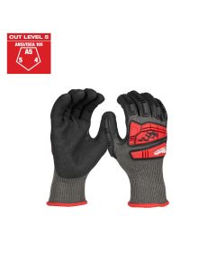 MLW48-73-8152 image(0) - Milwaukee Tool Impact Cut Level 5 Coated Nitrile Dipped Glove - L