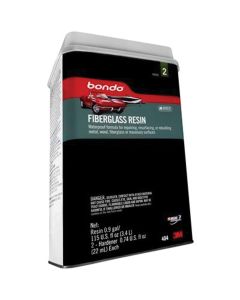 Dynatron Bondo 404 Fiberglass Resin, 1 gal Can, Clear, Liquid