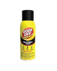 Klean Strip Goof Off FG658 Pro Strength Adhesive Remover, 12 oz Aerosol Can, Water White