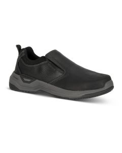 FSIA9007-10-5D image(0) - Avenger Work Boots Foreman MAX Low Slip-On - Men's - CN|EH|SR|SF - Black - Size: 10.5 - D - (Regular)