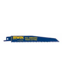 Irwin Industrial Recip Saw Blades 6" 6TPI 5pk