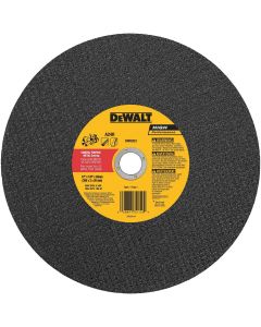DWTDW8023 image(0) - DEWALT 12-Inch X 1/8-Inch X 20Mm A24N Abrasive Metal Cutting Wheel