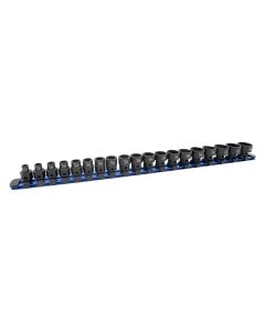 Astro Pneumatic 19 Piece 12 Point 3/8 Inch Drive Nano Impact Socket Set 6 to 24 Millimeter No Skips