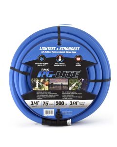 BLBBSAL3475 image(2) - BluBird AG - Lite Rubber Water Hose Assembly 3/4" x 75'