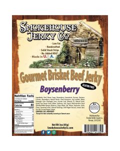 THS413392 image(0) - Tender Heifer Snack Co. Boysenberry Gourmet Beef Brisket Jerky - 3 ounce