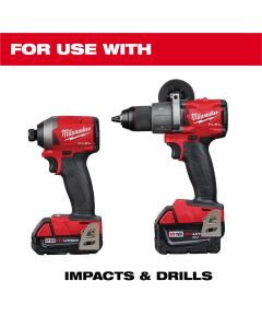 MLW48-32-4550 image(3) - Milwaukee Tool SHOCKWAVE Impact Duty Magnetic Attachment and PH2 Bit Set - 3PC