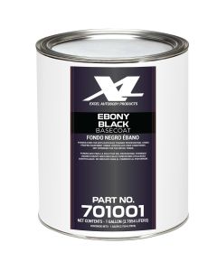 XLB701001 image(0) - Excel Auto Body Products EBONY BLACK BASECOAT GA