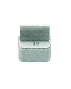 PWWI7Z020 image(1) - Wegmann Automotive 2oz Heavy-Duty Zinc Coated Clip-on I7Z Series  Wheel Weight (Box of 25)
