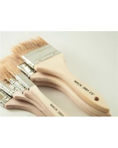 Mack Brushes Whitey II 2001-05 2001 Series All Purpose Throw-Away Chip Brush, 1/2 in, Wood Handle, Natural White
