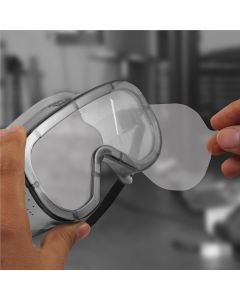 SAS5111 image(1) - SAS Safety pk of 10 Peel-Off Lens Covers for Overspray Goggles 5110