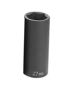 Grey Pneumatic 1/2" Drive x 27mm Deep Socket