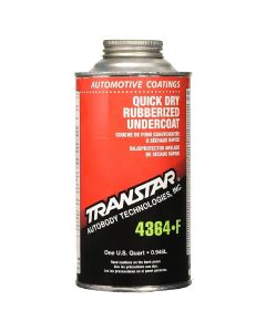 TRP4364-F image(0) - Transtar Autobody Products Quick Dry Rubberized Undercoat - 1 Quart Can - Black