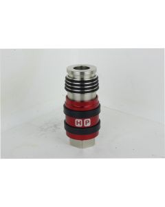 MIL1758 image(0) - Milton Industries 3/8" Safety Exhaust Coupler, 3/8" FNPT - 5 Count