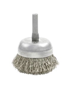 BMRBNH1606 image(0) - Brush Research Small Diameter Cup Brush, 1.75" Diameter, .75" Trim Length, .25" Shank Diameter