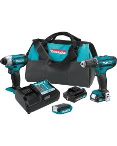 MAKCT321RX image(0) - Makita 12V CXT 2.0 Ah Cordless 3-Piece Combo Kit