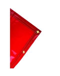 Jackson Safety Transparent Welding Curtain - 6' x 6' - Weight (per sq. yd.) 13 oz - Thickness 0.014" - Orange - Amp Usage Medium/High