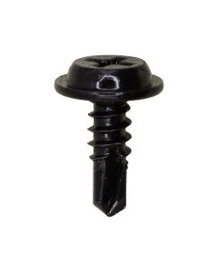 AVC16478 image(0) - AUVECO #8 X 1/2 PHIL. FLAT TOP WASHER HD TAP SCREW BLACK