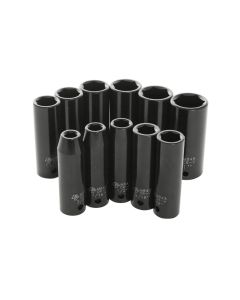 Wilmar Corp. / Performance Tool 11 Piece 1/2" Drive SAE DW Impact Socket Set
