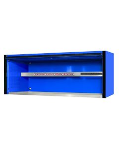 EXTEX7201HCQBLBK image(0) - Extreme Tools EXQ Series 72"W x 30"D Professional Extreme Power Workstation Hutch  Blue w Black Handle