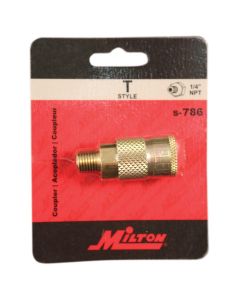 Milton Industries 1/4" Male Body T-Style