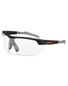 Ergodyne SKOLL Anti-Fog Clear Lens Matte Black Safety Glasses