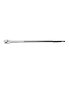 KDT81364XP image(0) - GearWrench 1/2 Inch Drive 120XP Full Polish Chrome Extra Long Handle Teardrop Ratchet