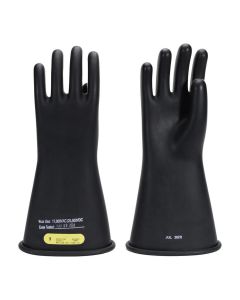 OBRRG-B-C2-R14-10 image(0) - Oberon Gloves - Rubber Electrical - Class 2 - Length: 14" -  Rolled Cuff - Size: Large - 10