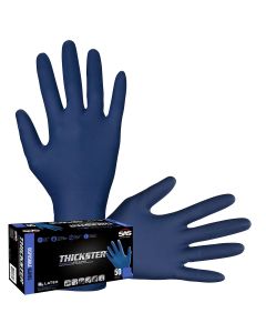 SAS6604 image(1) - SAS Safety Box of 50 Thickster Powdered Latex Exam Grade Gloves, XL