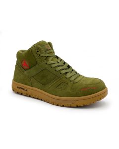 FSIAW6353-11M image(0) - AIRWALK MONGO Mid - Men's Mid Top Shoe - CT|EH|SR - Olive/Gum - Size: 11 - D - (Regular)