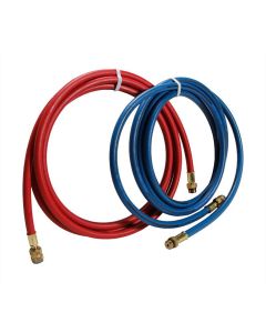 Robinair 9' Long Red and Blue R-134a Enviro-Guard Hose Set