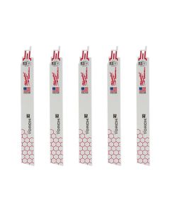 MLW48-00-5787 image(3) - Milwaukee Tool 9" 14 TPI The Torch SAWZALL Blades (5 Pk)