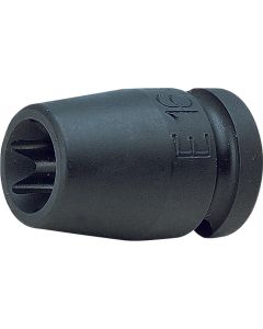 KKN14425-E16 image(0) - Ko-ken USA 14425-E16 1/2 Sq. Dr. Socket TORX E16 Length 38mm