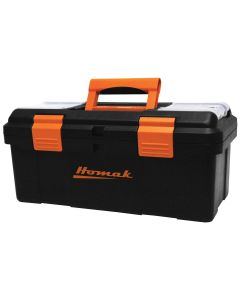Homak Manufacturing 16 in. Plastic Toolbox w/ Beveled Lid