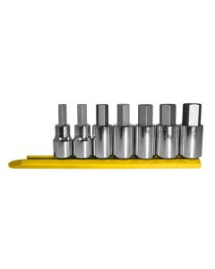 Mayhew 7PC SAE Hex Socket Bit Set