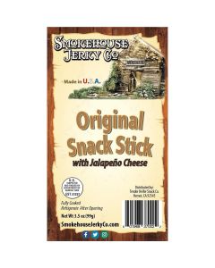 Tender Heifer Snack Co. Jalapeno Flavored with Cheese Meat Snack Sticks &hyphen; 3 Ounce