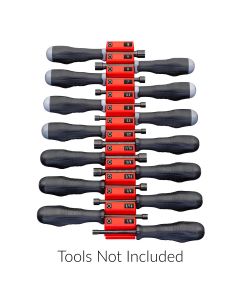 ERN5650 image(0) - Ernst Mfg. 14 Tool Screwdriver Pro XL - Red