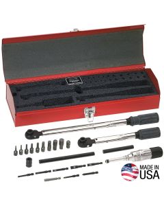 KLE57060 image(0) - Klein Tools Master Electrician's Torque Wrench Set, 25-Piece