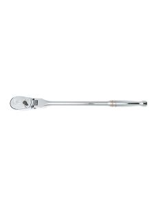 KDT81306T image(1) - GearWrench 1/2 Inch Drive 90-Tooth Flex Head Teardrop Ratchet 17 Inch